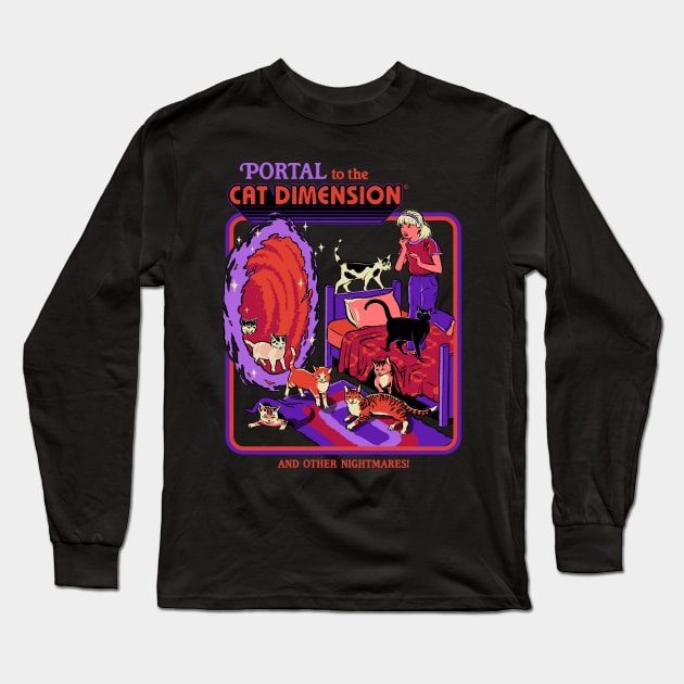 The Cat Dimension Long Sleeve T-Shirt by Steven Rhodes